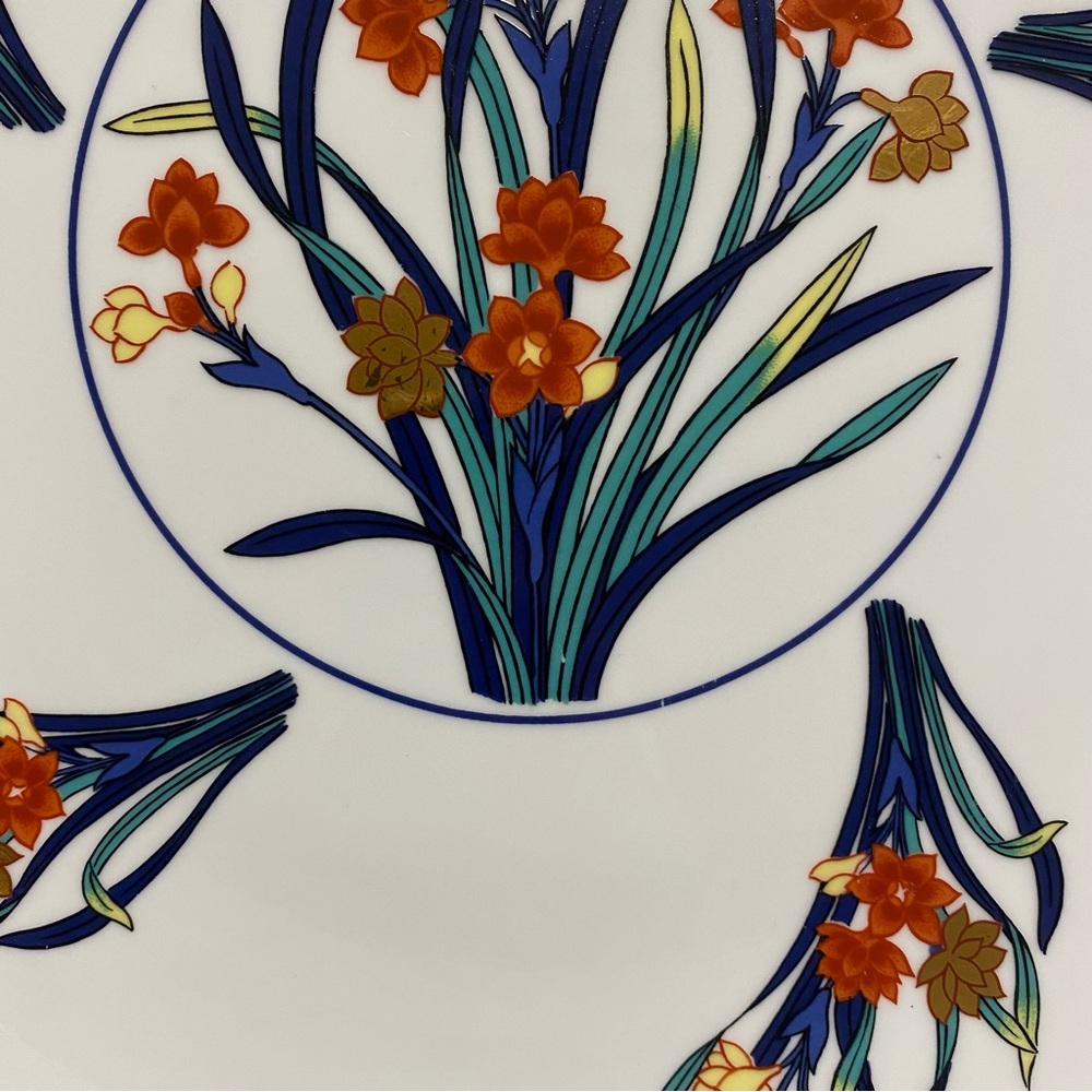 Tiffany & Co. Large Freesia Floral Pattern Plate - Picture 2 of 4